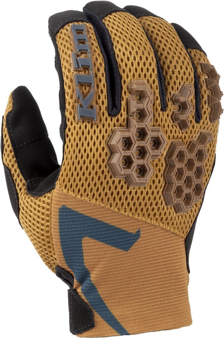 Klim Mojave 2025 Motocross Gloves brown/blue L Figure 1