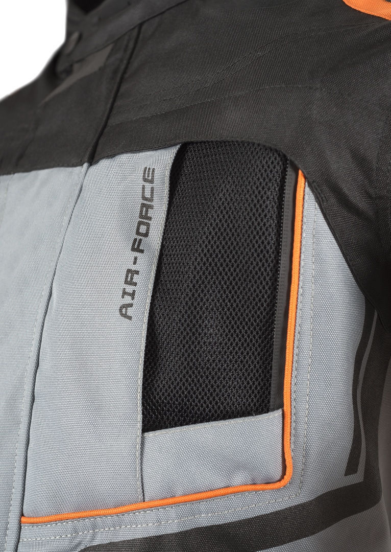 Berik Safari Waterproof 3in1 Motorcycle Textile Jacket black/grey/orange 54 Figure 5