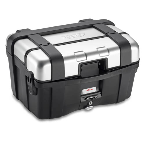 GIVI Trekker 46 Monokey Aluminiumtoppväska / sidoväska Svart/Silver 46 Ltr. Figur 3