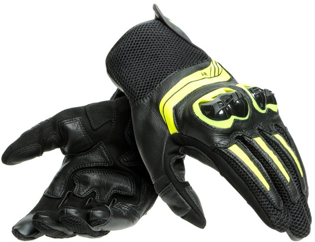 Dainese Mig 3 Unisex Motorcykelhandsker sort/gul XXS Figur 1