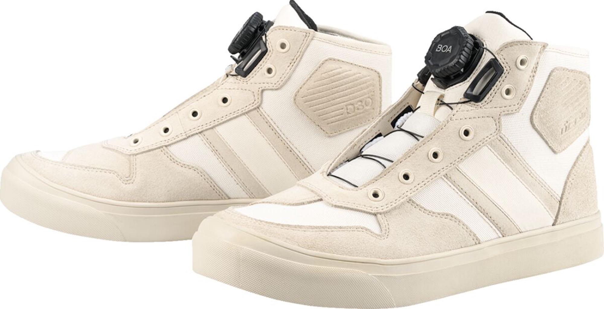 Icon Dog Days CE Chaussures moto Blanc/beige 44 Figure 2