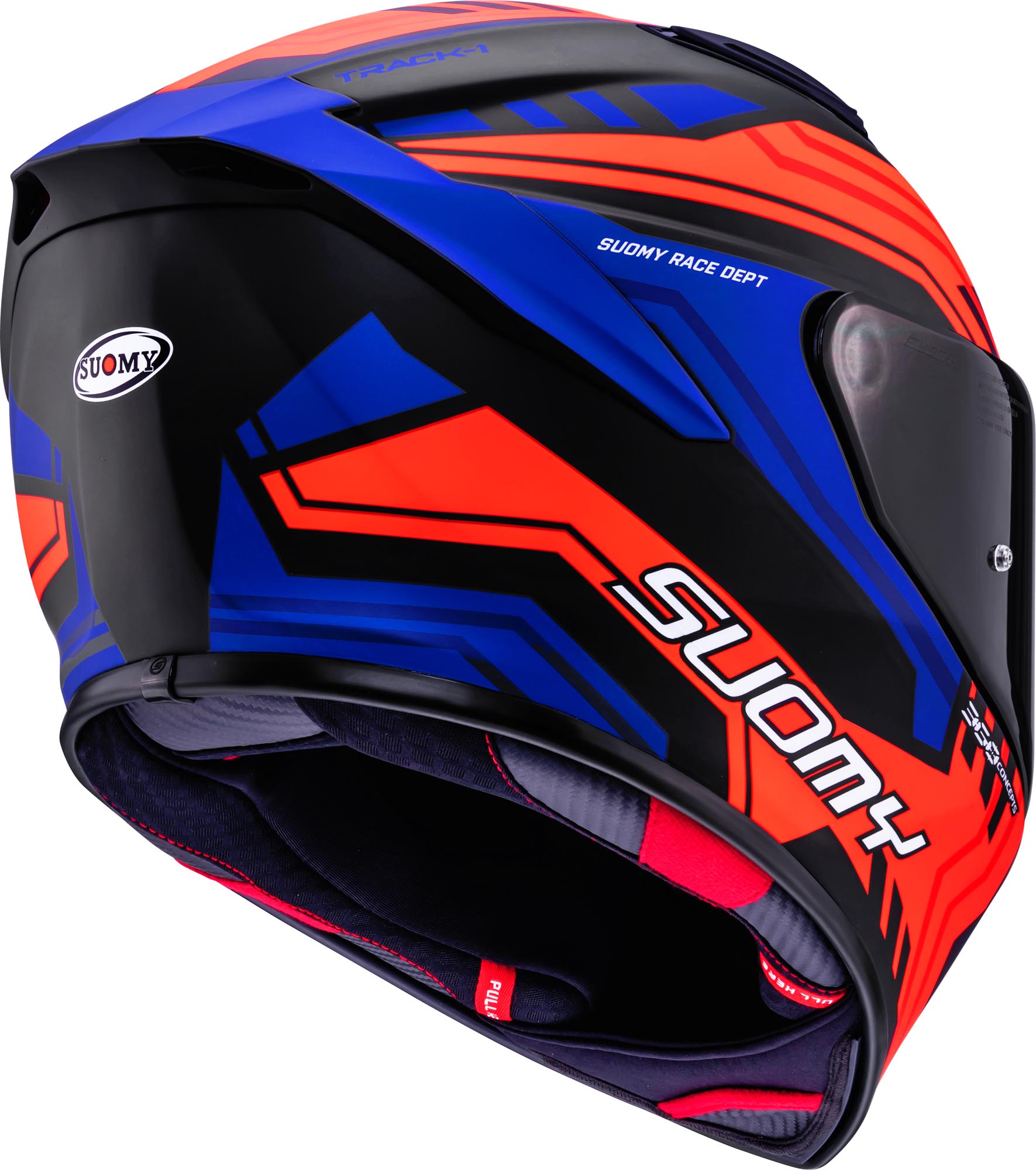 Suomy Track-1 Framework Helm schwarz/rot/blau S (55/56) Abbildung 5