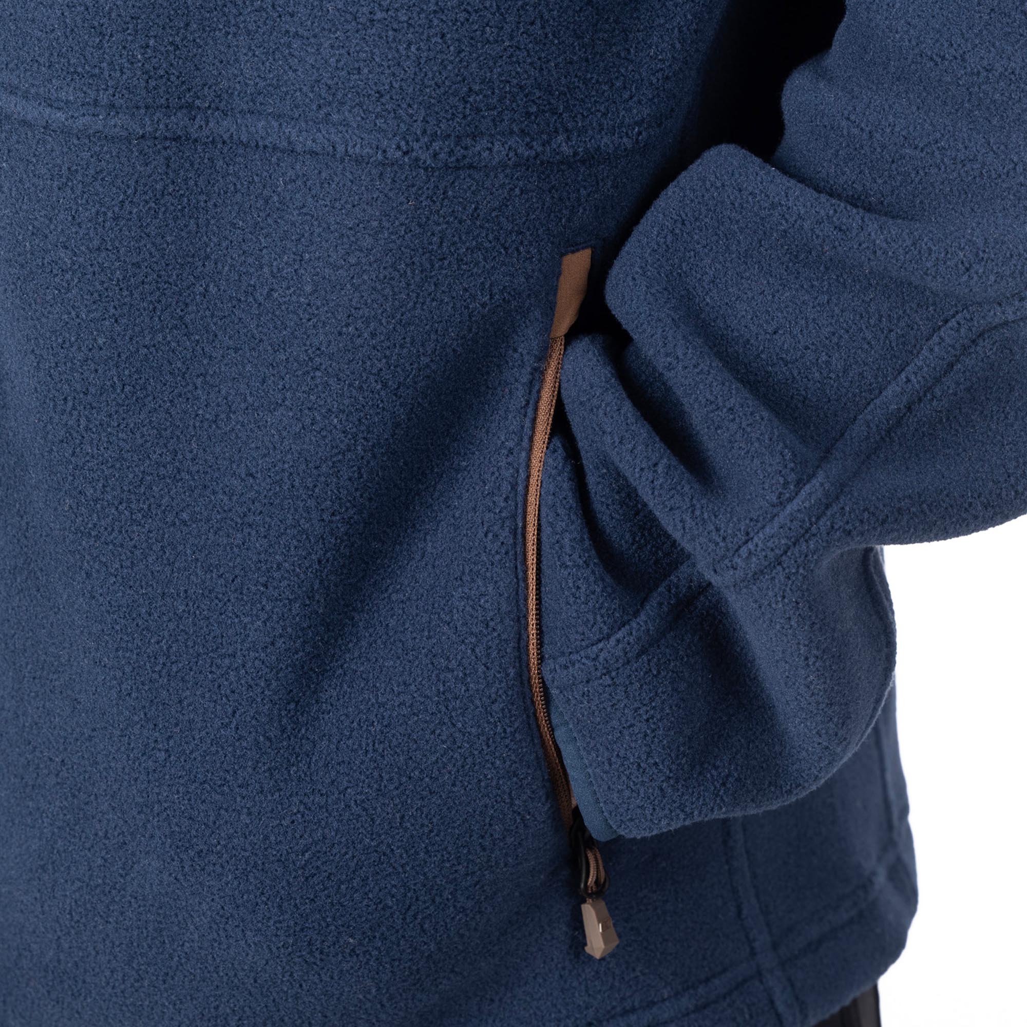 Klim Teton Crest Giacca in pile blu/marrone S Figura 8