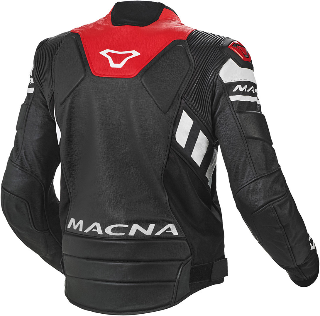 Macna Tracktix Motorcycle Leather Jacket red 52 Figure 2