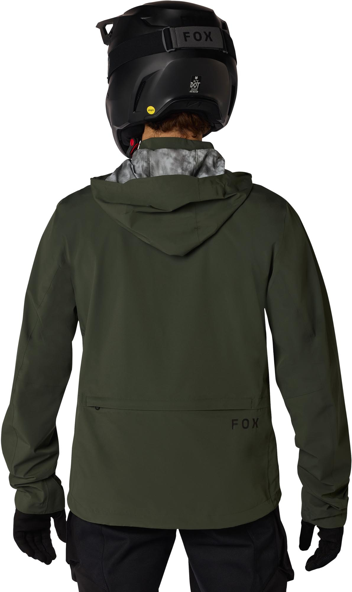 FOX Ranger Off-Road Packable Motocross Rain Jacket dark green L Figure 4