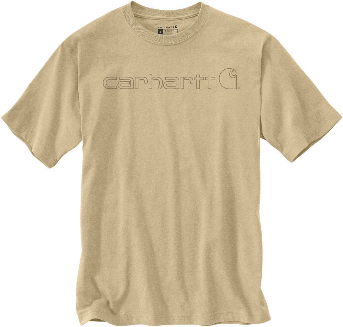 Carhartt EMEA Core Logo Workwear Short Sleeve Tricou Maro deschis L Figura 1