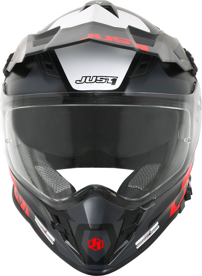 Just1 J34 Pro Tour Casco motocross nero opaco/rosso M (57/58) Figura 4