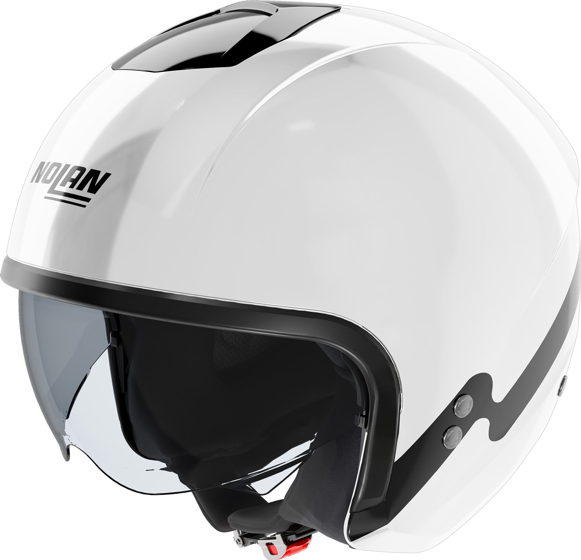 Nolan N20-2 Zefiro Casque à réaction Blanc/Noir XXS (54) Figure 1