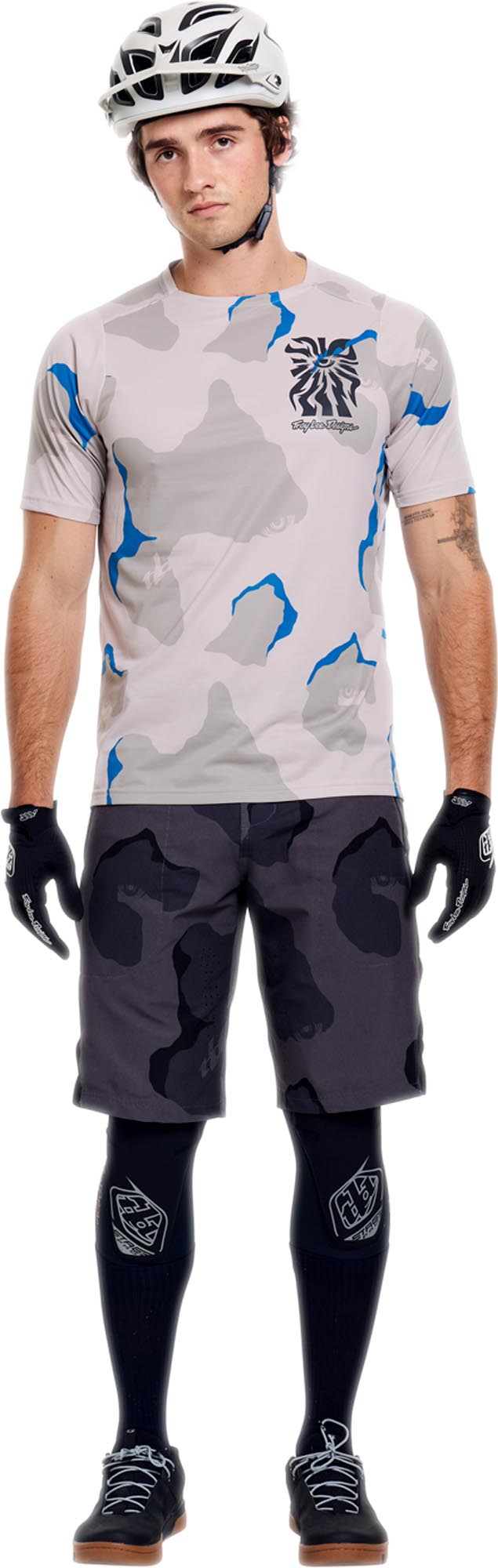 Troy Lee Designs Skyline Pro Shell Flow Camo Short de vélo camouflage - gris/noir 34 Figure 12