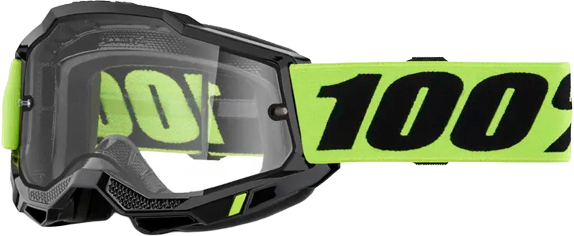 100% Accuri 2 Enduro Lunettes de motocross Vert/Noir Figure 1
