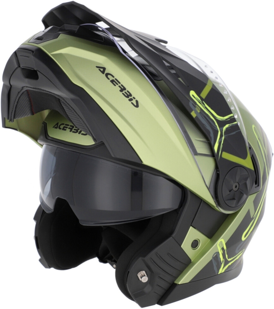 Acerbis Rider Graphic Cască negru/verde mat M (57/58) Figura 16