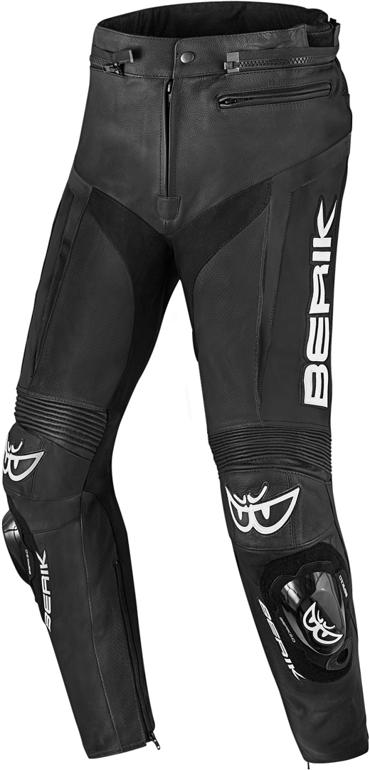 Berik Misle Calças de couro de motocicleta preto 54 Figura 1