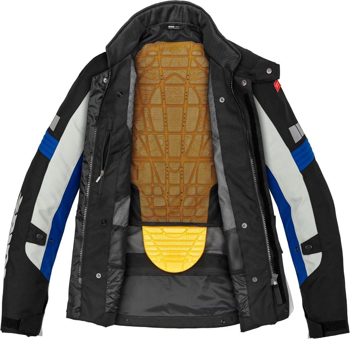 Spidi H2Out Outlander Motorcycle Textile Jacket black/grey/blue 3XL Figure 4