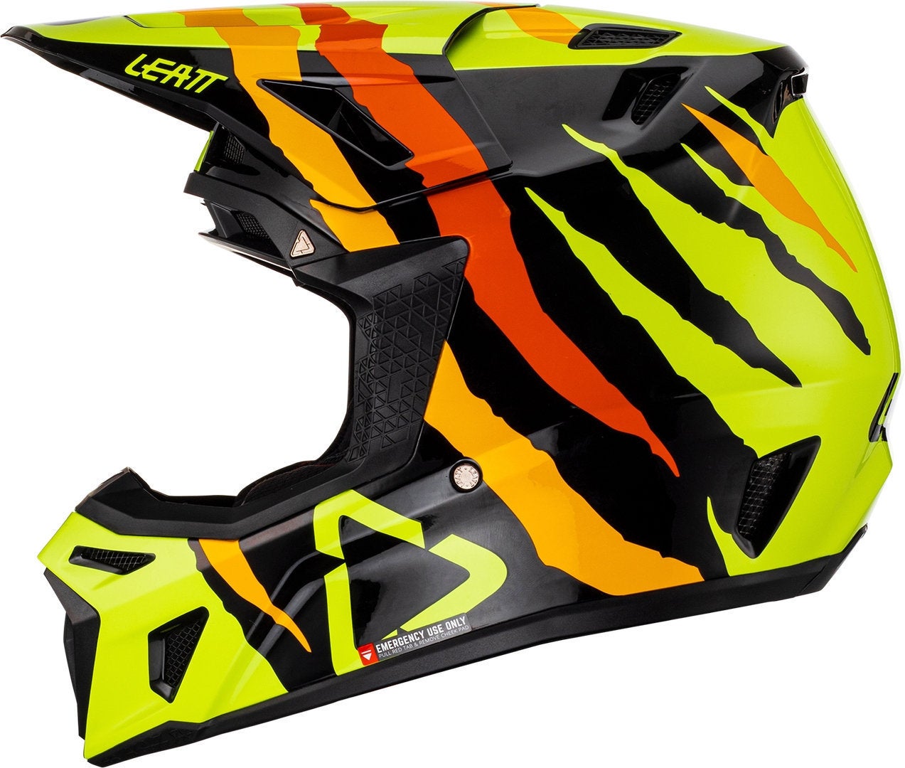 Leatt 8.5 Tiger Casco da motocross con occhiali nero/giallo XL (61/62) Figura 4