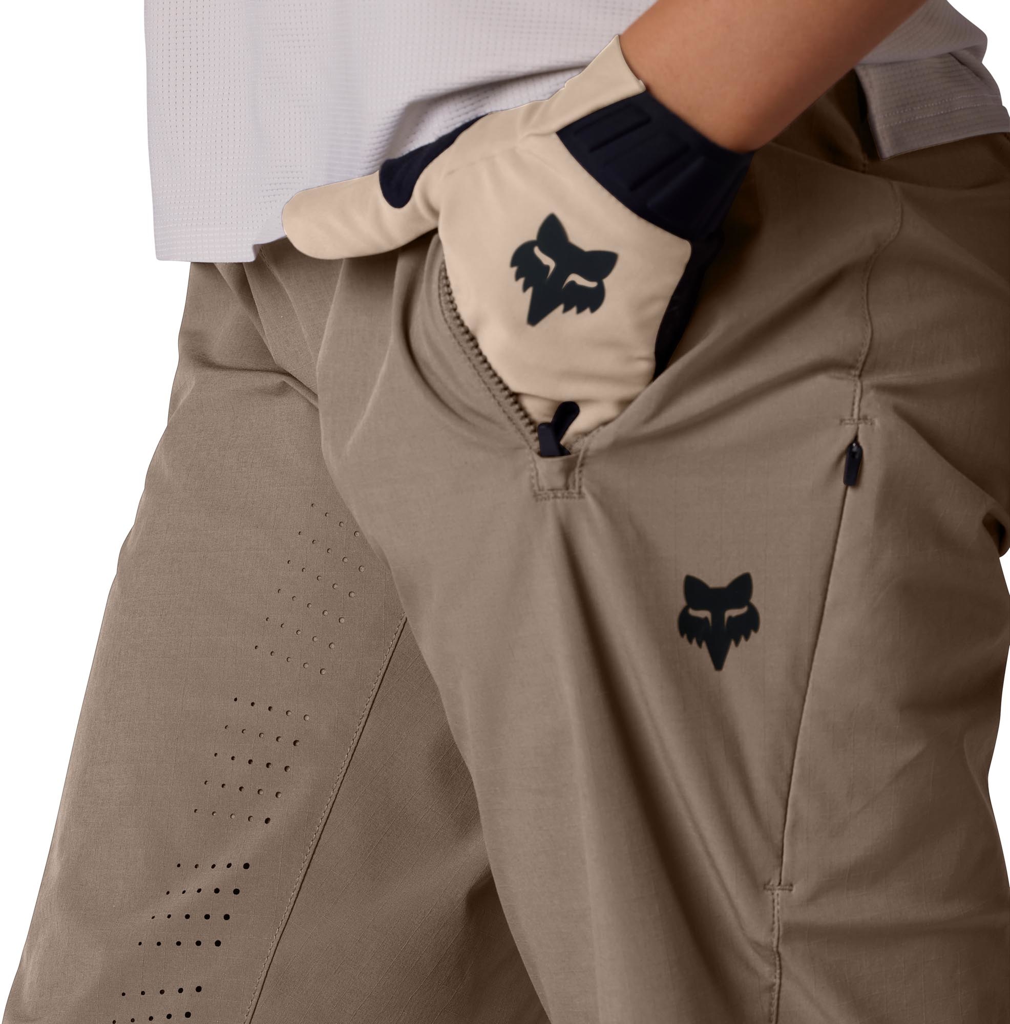 FOX Flexair Damer cykelshorts lysebrun 6 Figur 4