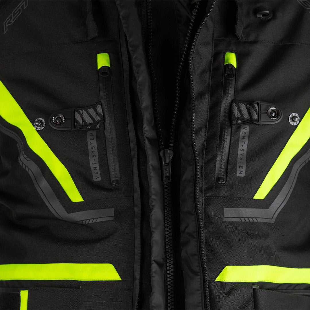 RST Pro Series Paragon 6 Airbag Motorcycle Textile Jacket black/yellow L Figure 9