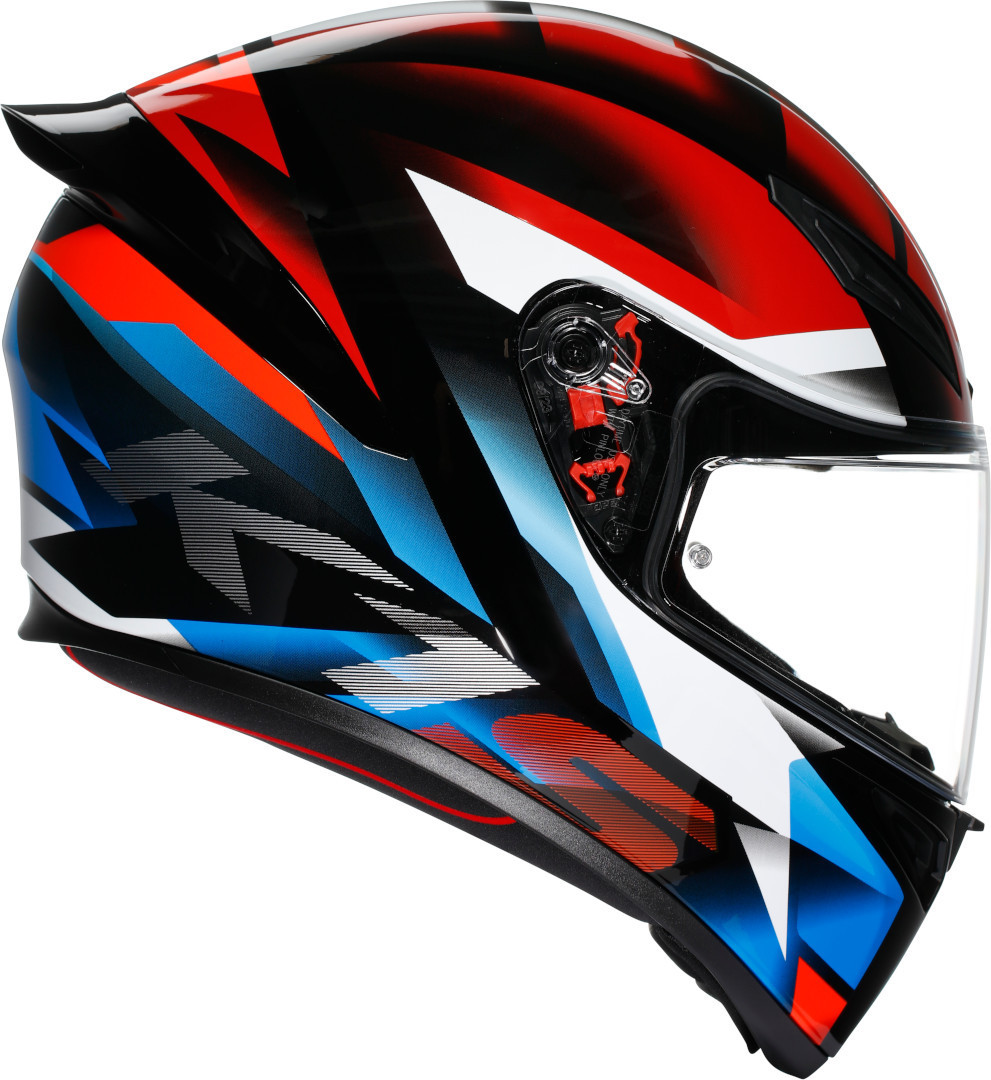 AGV K1 S Fastlap 2.0 Helm zwart/rood/blauw Verlies (59/60) Figuur 3