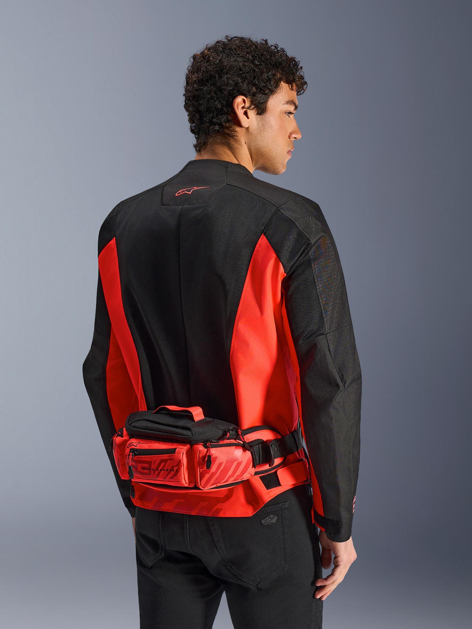 Alpinestars MM93 Geantă pentru talie Neon-roșu/roșu/negru Figura 5