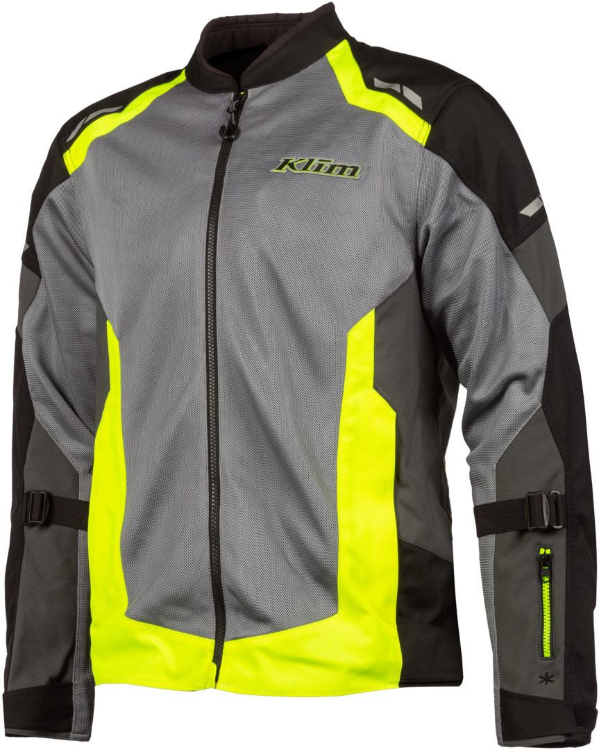 Klim Induction Motorcycle Textile Jacket grey/yellow S Figure 1