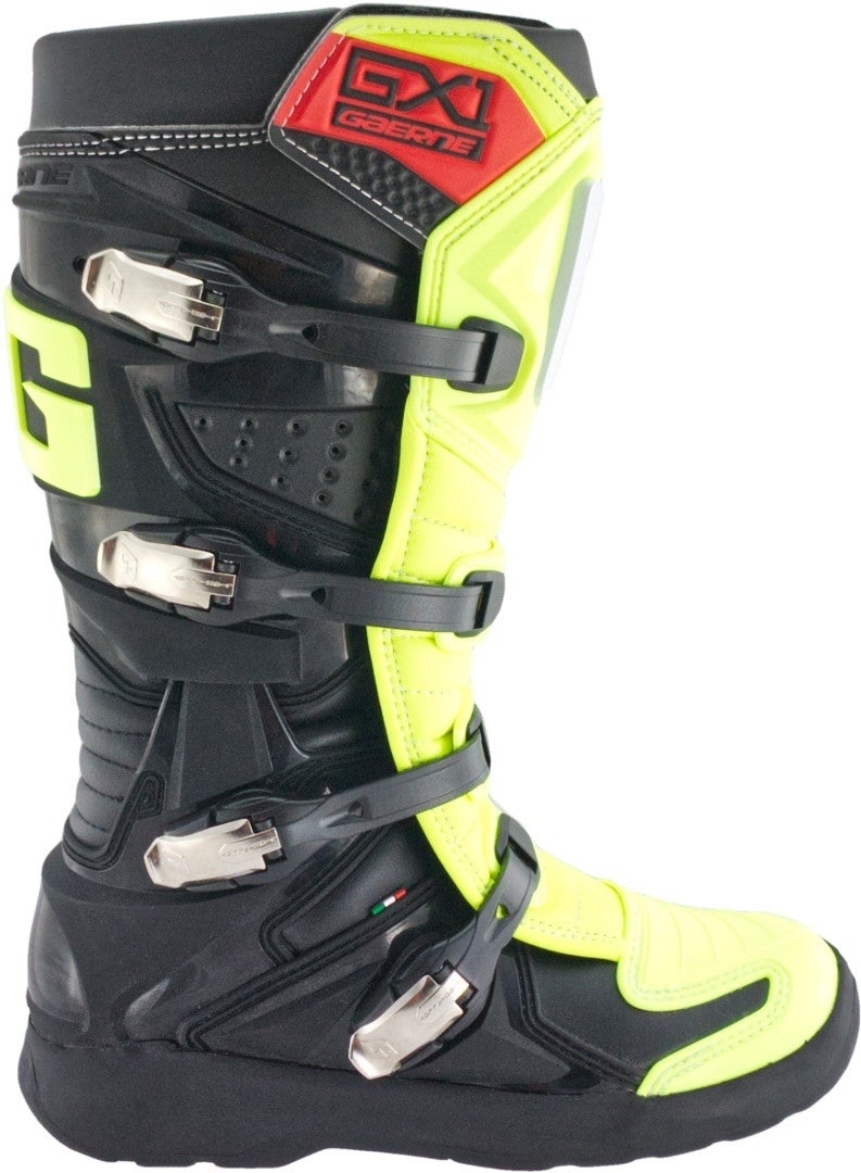 Gaerne GX-1 Evo 2020 Motocross støvler sort/gul 46 Figur 4