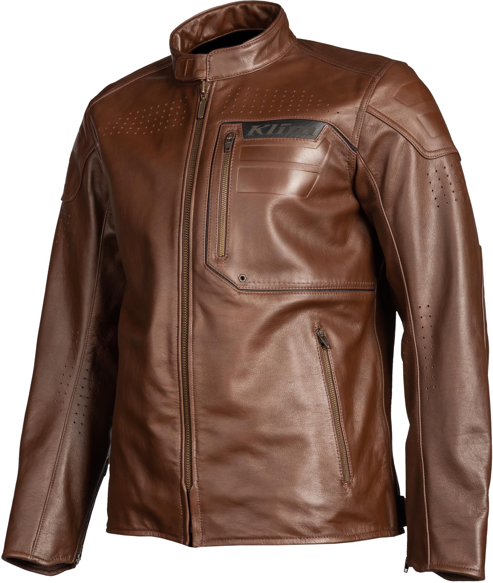 Klim Sixxer Motoristična jakna rjava XL Slika 1