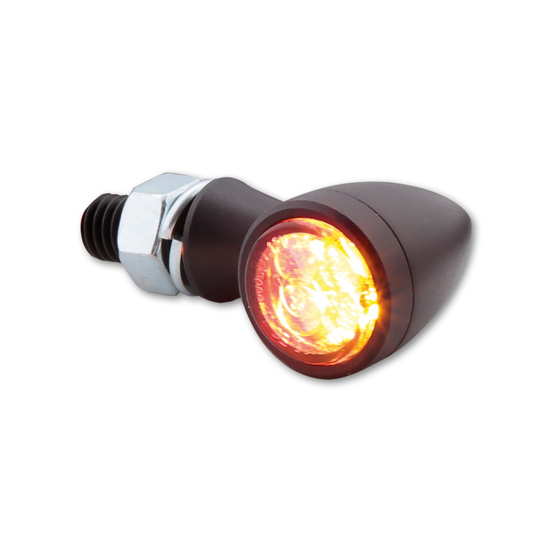 HIGHSIDER smart Sixteen Bullet LED Bakljus/Indikator Svart/Rök 3in1, E-godkänd (Par) Figur 6