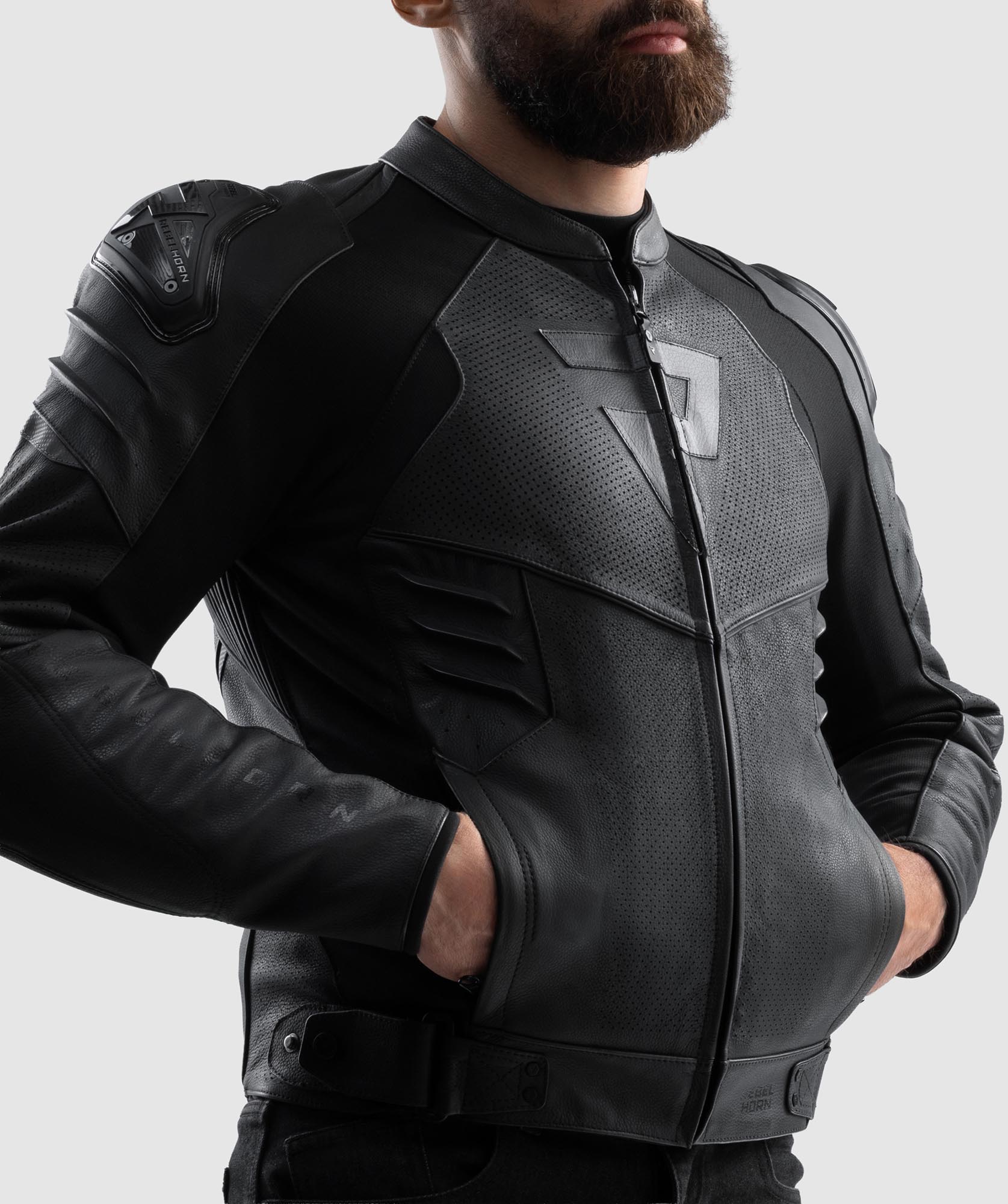 Rebelhorn Vandal 2 Motorcycle Leather Jacket black 48 Figure 3