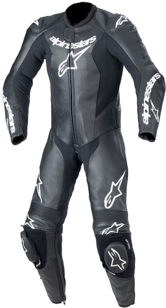 Alpinestars GP Plus V2 Youth 1-delad läderdräkt svart 130 Figur 1