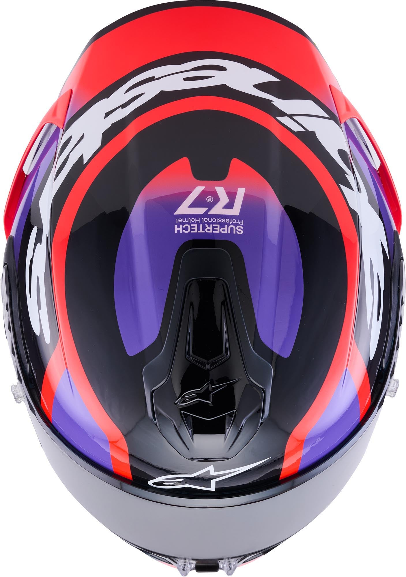 Alpinestars S-R7 Lumen 헬멧 검정/빨강/보라색 M 그림 5