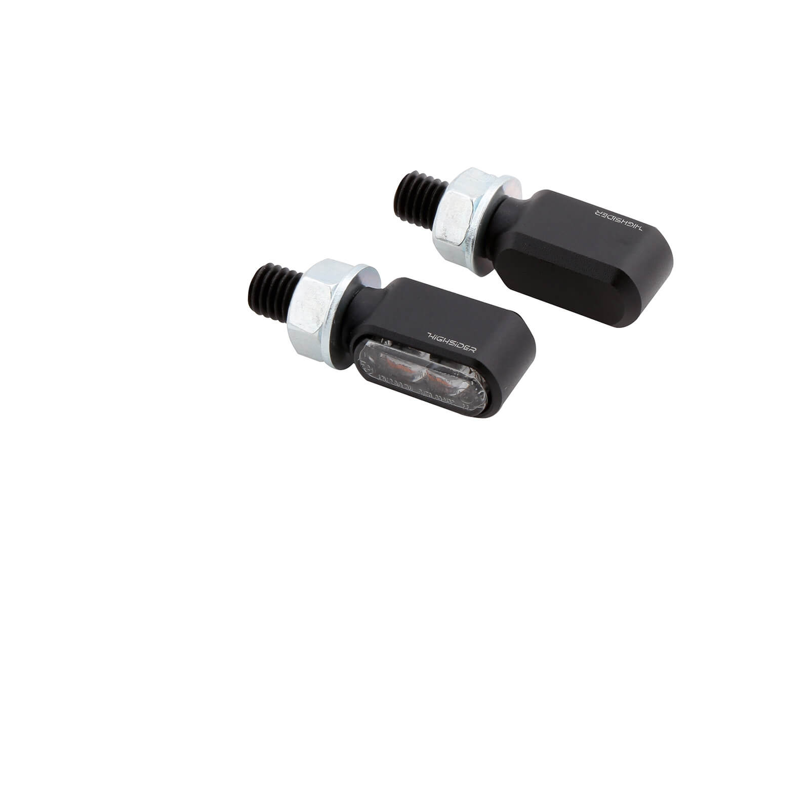 HIGHSIDER LED Rück-, Bremslicht, Blinker LITTLE BRONX svart Figur 1