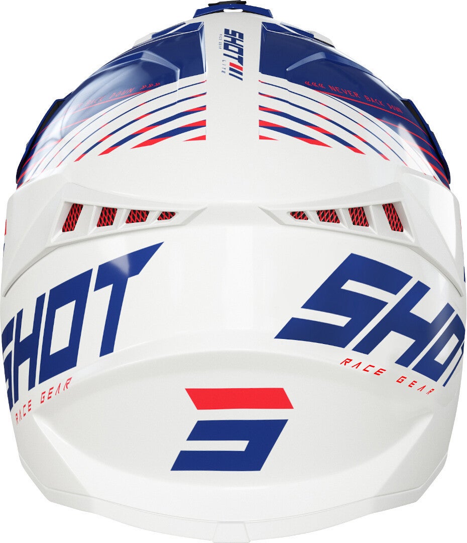Shot Lite Fury Motocross Helmet blue/red L (59/60) Figure 3