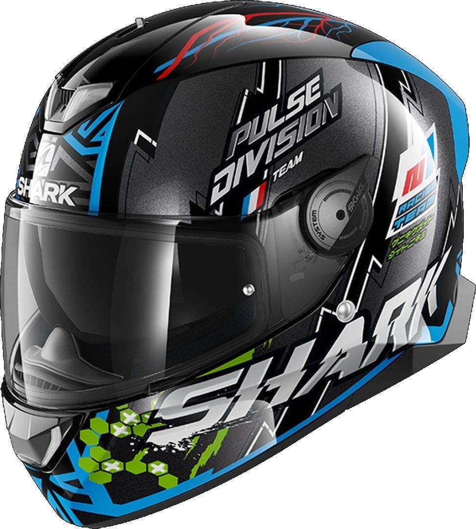 Shark Skwal 2.2 Noxxys Casco nero/blu S (55/56) Figura 1