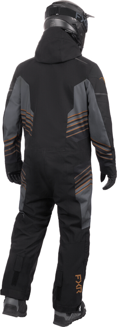 FXR Helium Lite 2025 Costum de snowmobil într-o singură piesă Negru/Bronz S Figura 2