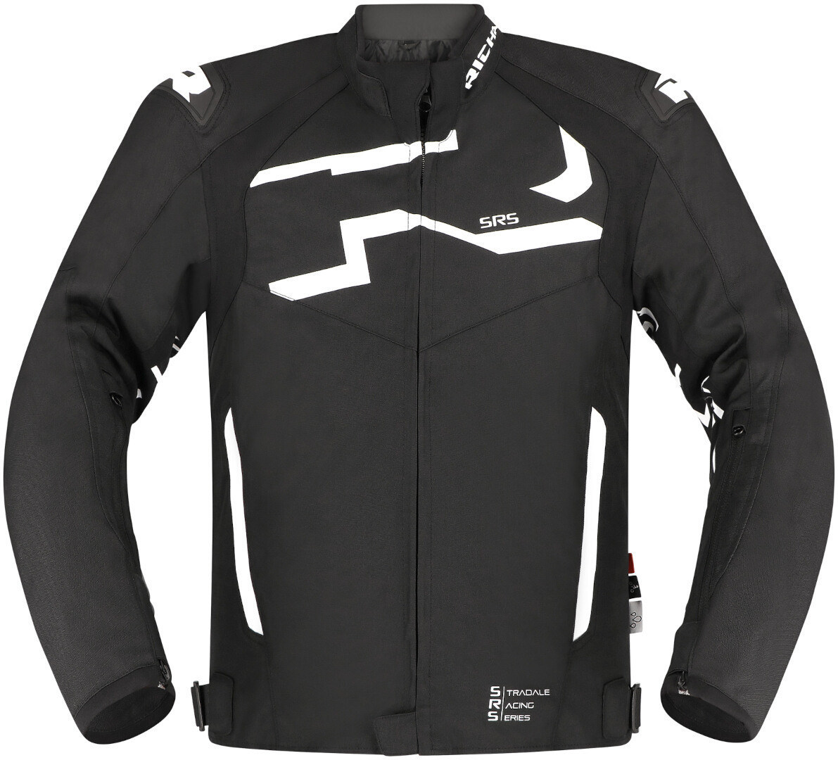 Richa Stradale Tex WP waterproof Motorcycle Textile Jacket black/white L Figure 2
