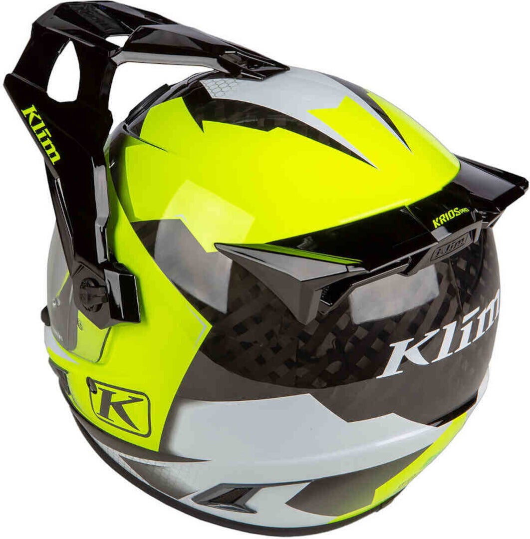 Klim Krios Pro Charger ECE/DOT Carbon Casco da enduro nero/giallo neon M (57/58) Figura 6