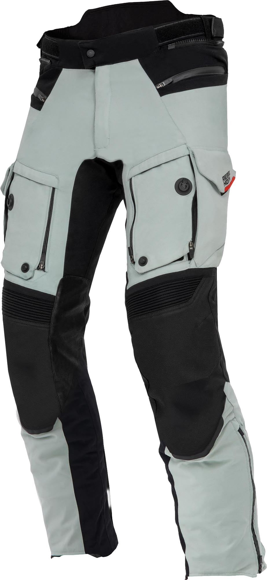 Rebelhorn Range waterproof Motorcycle Textile Pants grey/black/red S Figure 1
