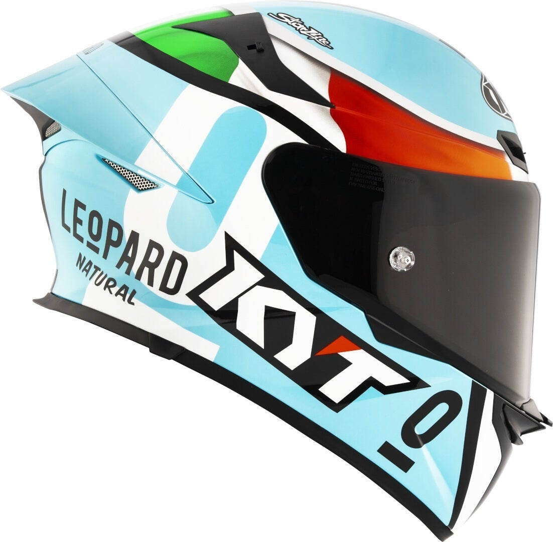 KYT TT-Revo Leopard Replica Helmet green/red S (55/56) Figure 2