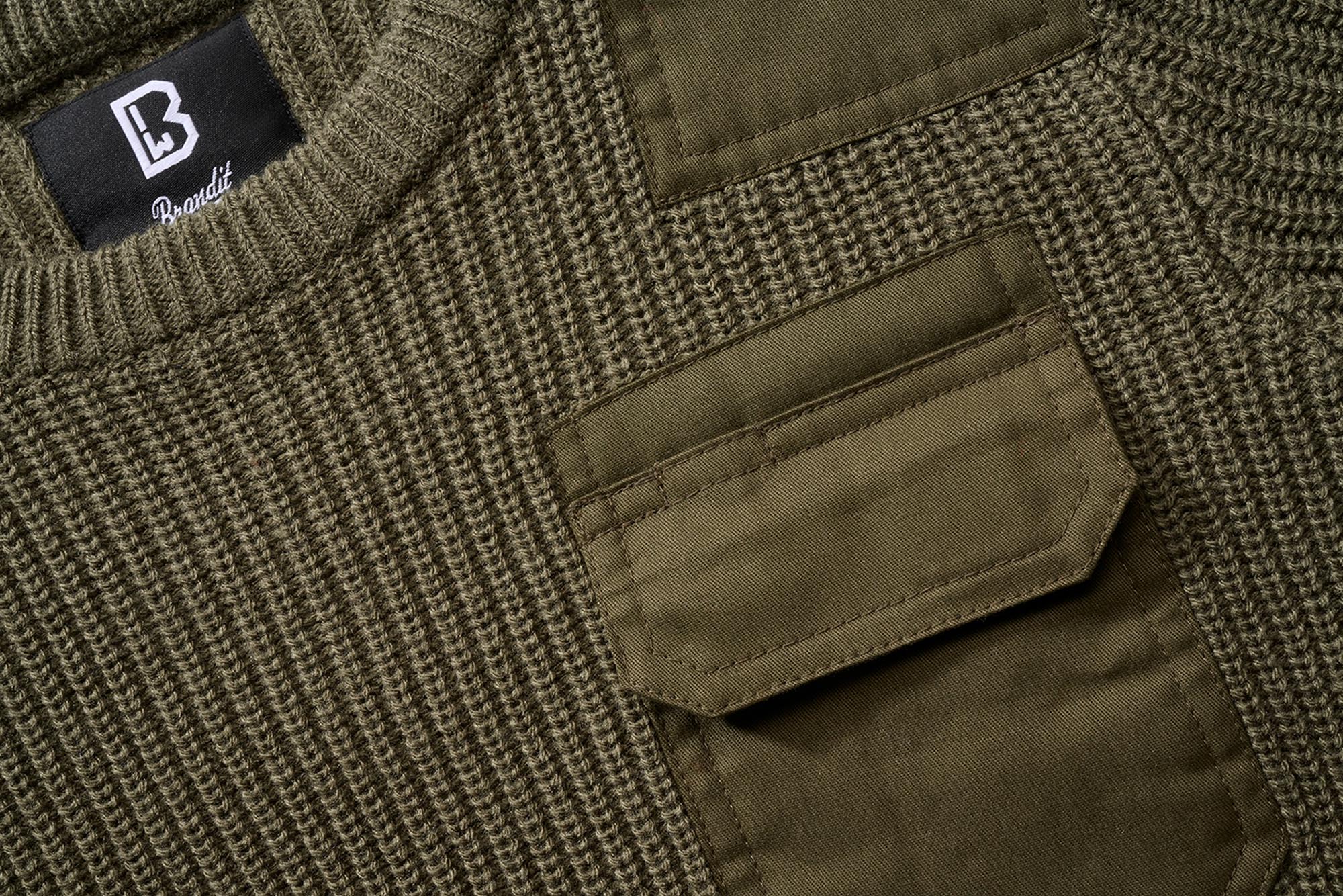 Brandit BW Dziecięcy sweter olive 134-140 Rysunek 3