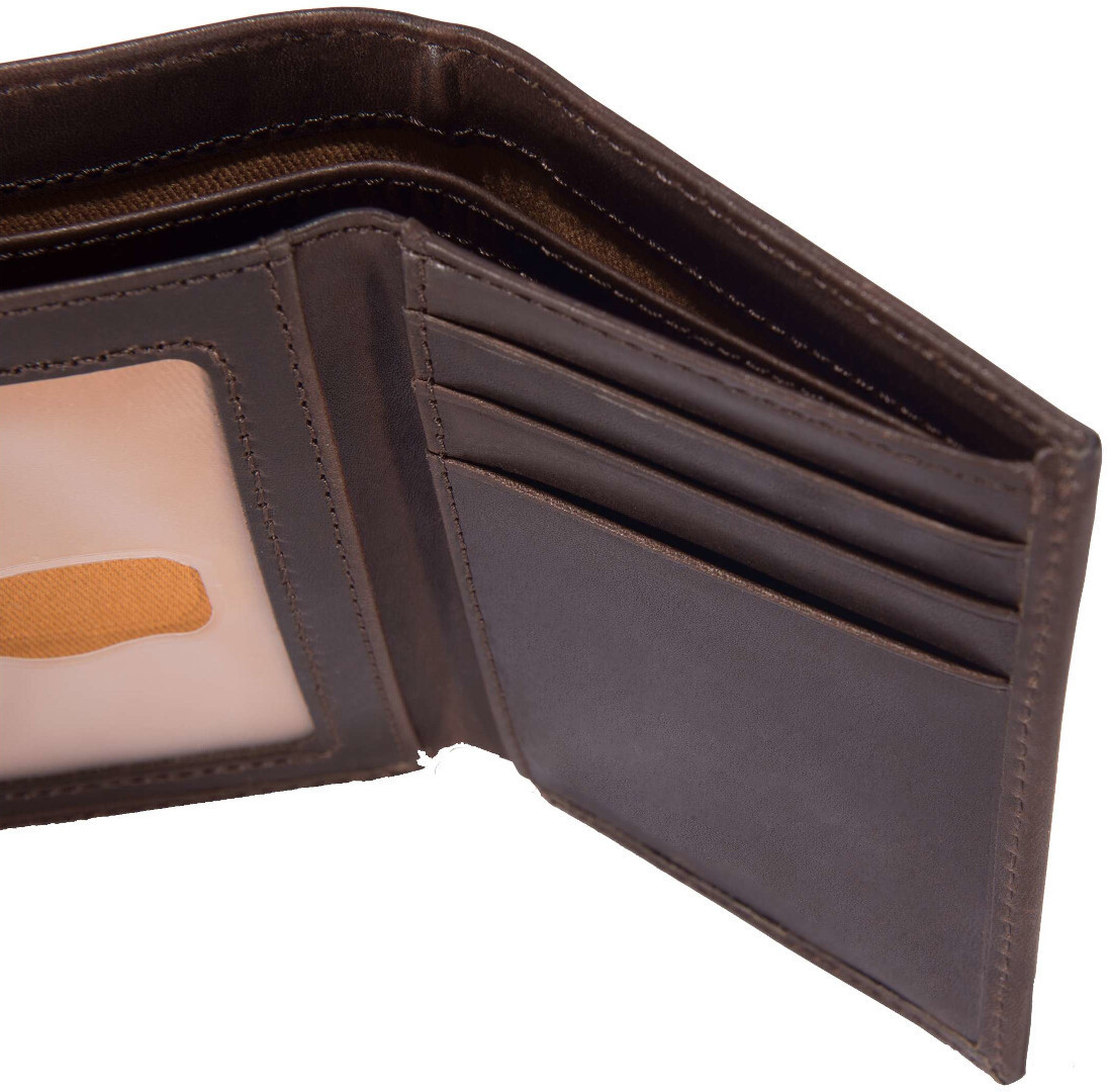 Carhartt Oil Tan Leather Trifold Figura 5