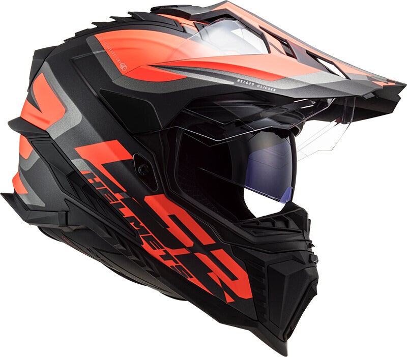Side view of LS2 MX701 Explorer Alter Matt Motocross Helmet