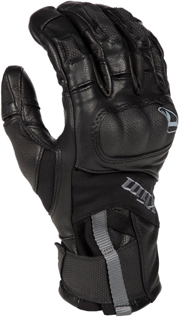 Klim Adventure GTX Short Motorcykel handsker Sort L Figur 1