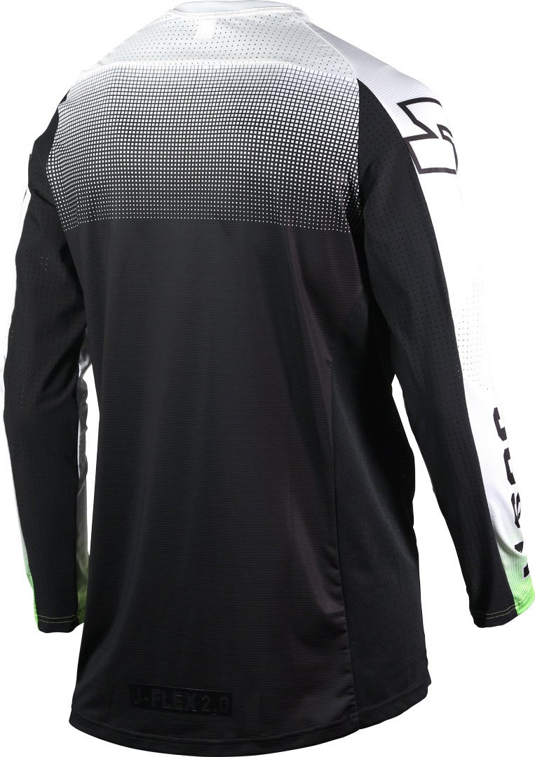 Just1 J-Flex 2.0 Transition Motocross trøje sort/grøn S Figur 1