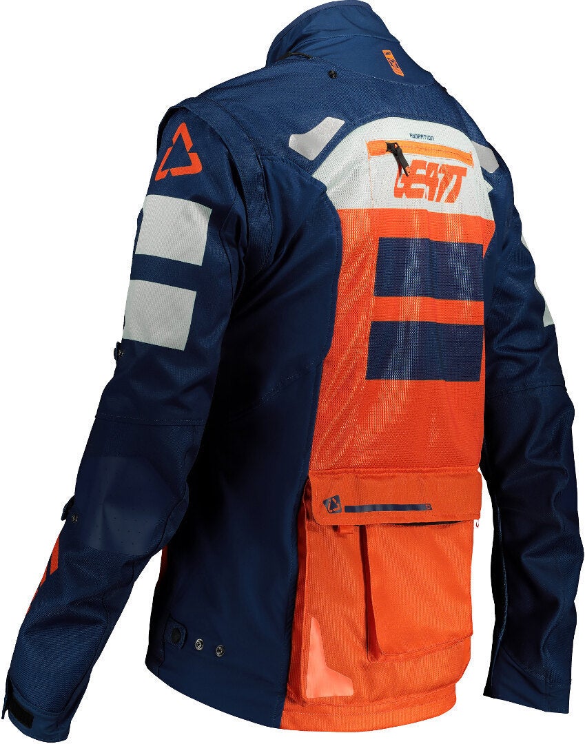 Leatt Moto 4.5 X-Flow Motocross Jacket blue/orange M Figure 3