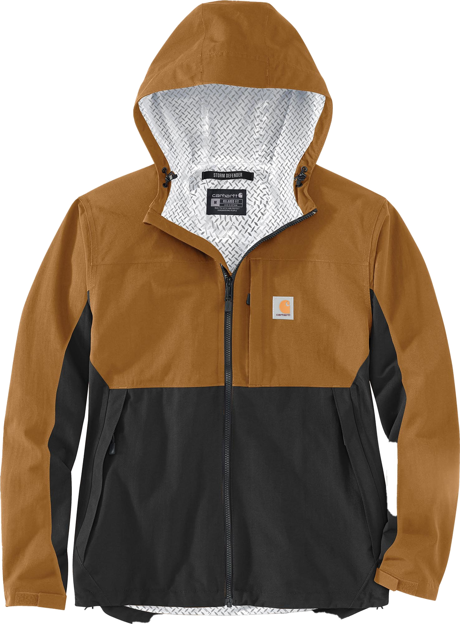 Carhartt Monterey Imperméable Marron/Noir M Figure 1