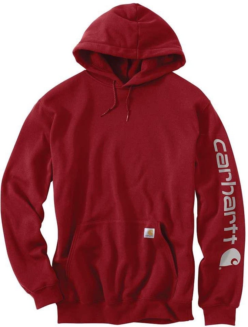Carhartt Midweight Sleeve Logo Hoodie red XL Figure 1