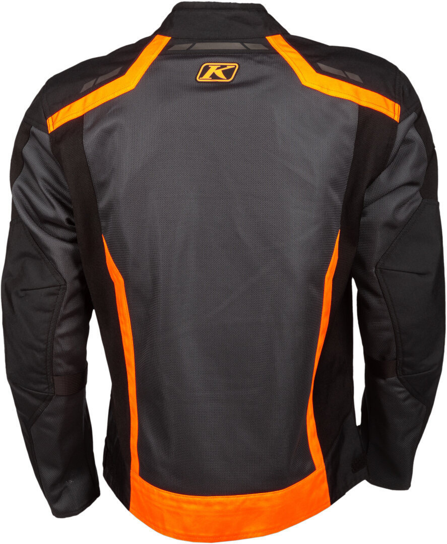 Klim Induction Motorcycle Textile Jacket black/grey/orange XS Figure 4
