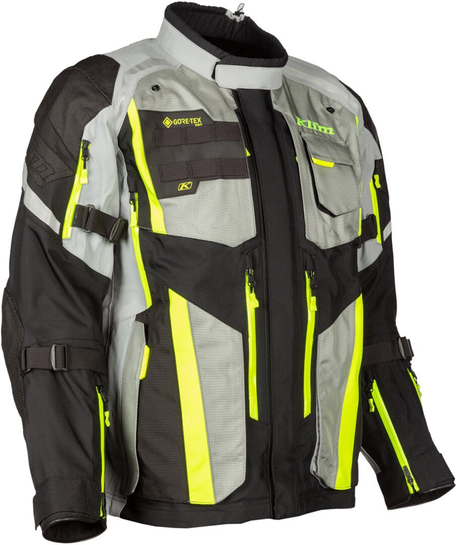 Klim Badlands Pro 2023 Motorcycle Textile Jacket black/grey/yellow M Figure 3