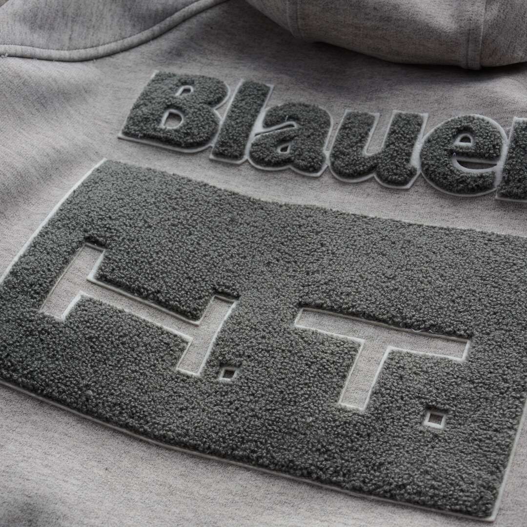 Blauer Easy Man Sweat à capuche zippé de moto imperméable gris L Figure 3
