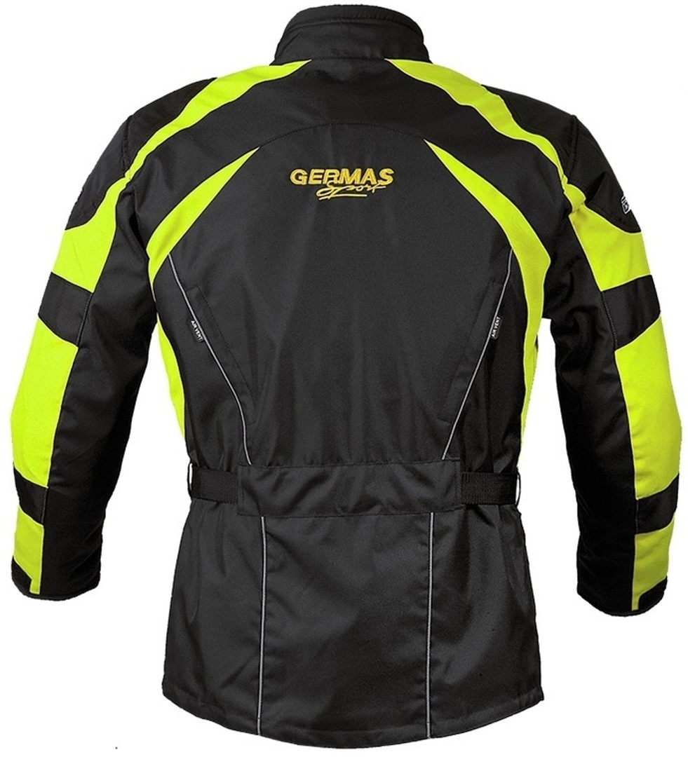 GMS Twister Jachetă textilă pentru motociclete negru/galben 11XL Figura 2