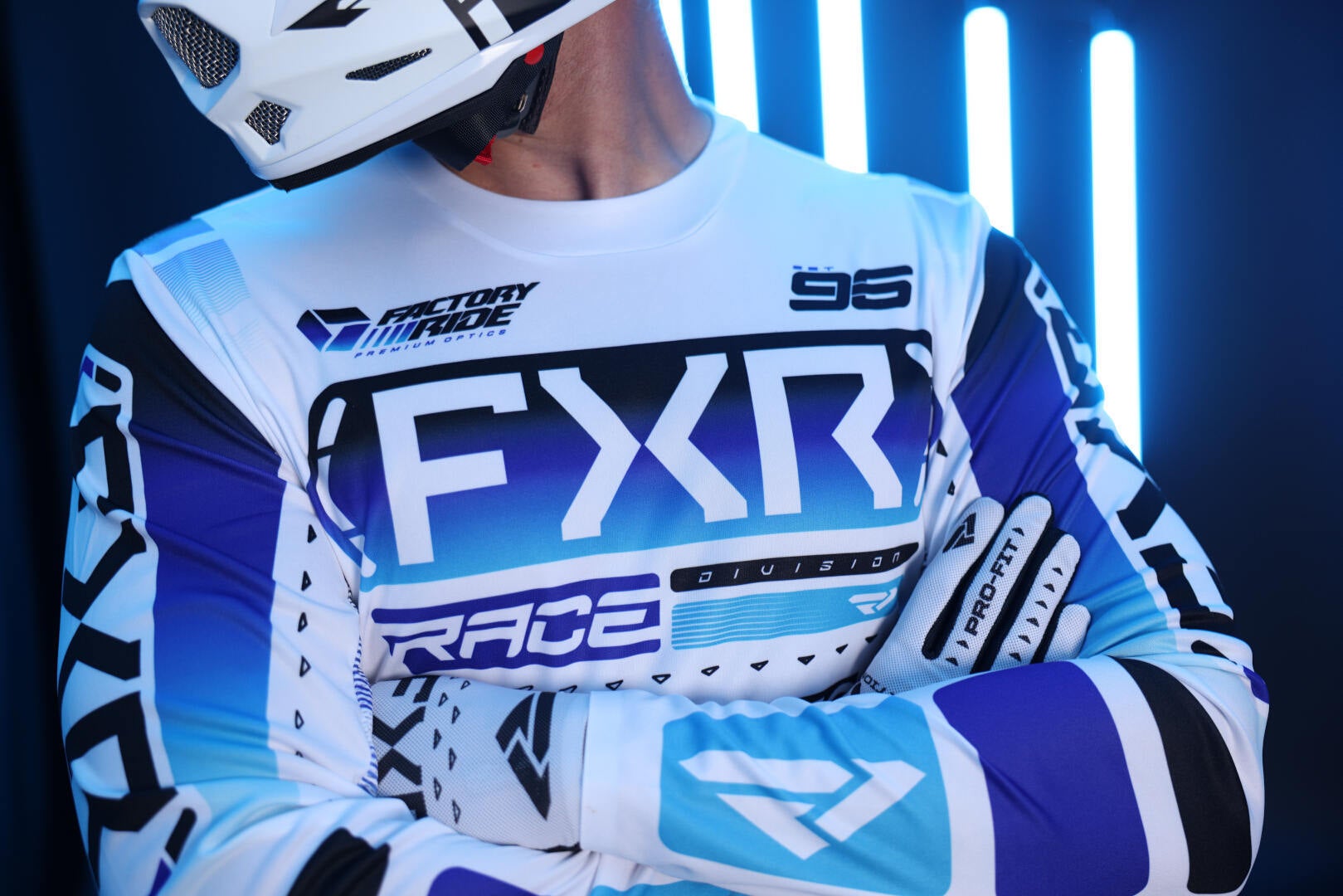 Side view of FXR Podium 2025 Motocross Jersey